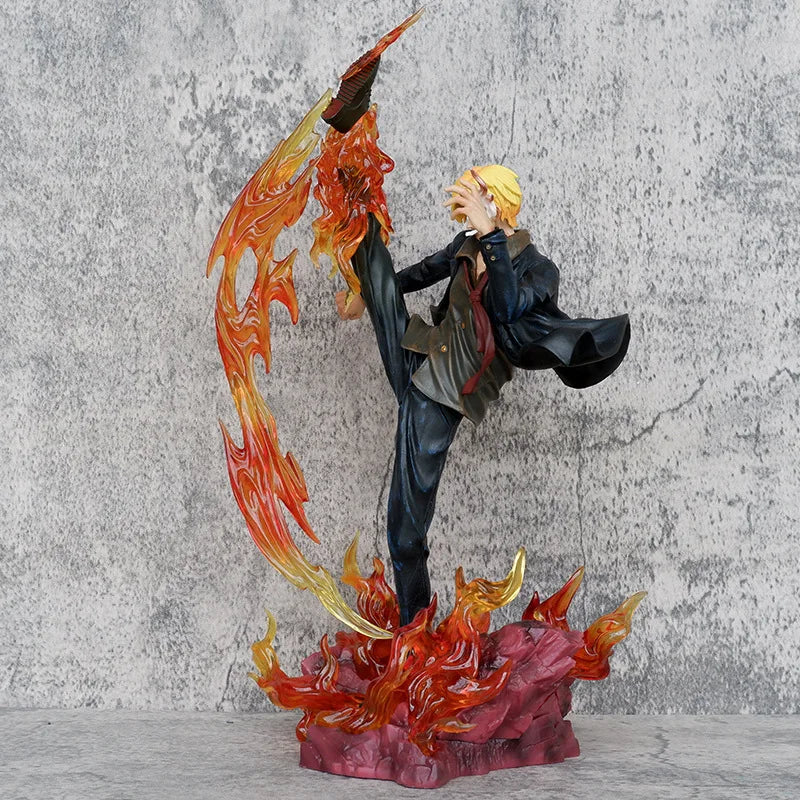 34cm One Piece Anime Figure Devil's Feet Sanji Figures PVC GK Statue Action Figure Model Statue Collection Decoration Toys Gift 34cm One Piece Anime Figure Devil's Feet Sanji Figures PVC GK Statue Action Figure Model Statue Collection Decoration Toys Gift